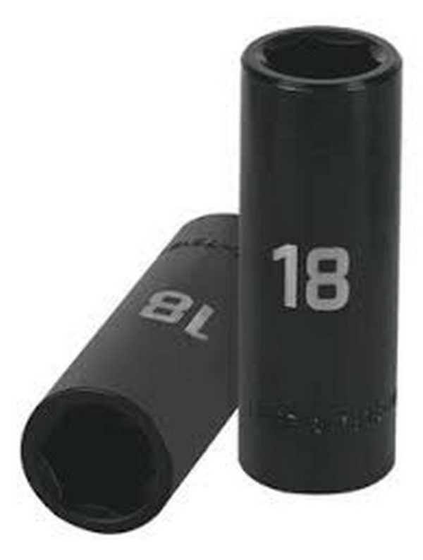 (2) BOCALLAVE  IMPACTO LARGO HEXAGONAL 18MM ENC 1/2