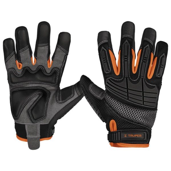 (3U) GUANTES PARA MECANICOS CON PROTECCION ANTI IM