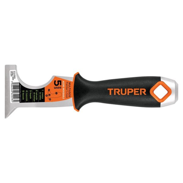 (6)ESPATULA FLEXIBLE INOX. CONFORT GRIP 6 USOS
