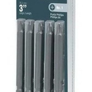 (6U) PUNTA PHILIPS PH0 LARGO 75 MM X 5 U EN BLISTER