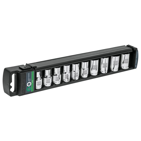 (4U) JUEGO 10 BOCALLAVES TORX HEMBRA ENC 1/2