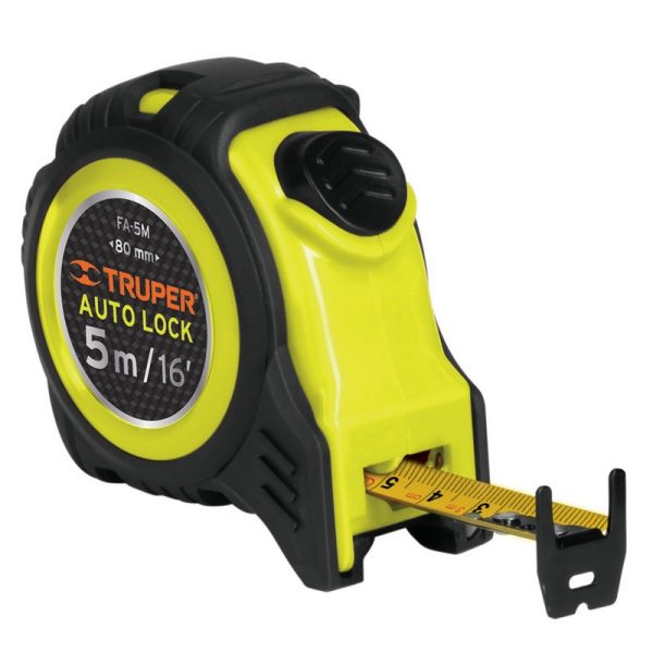 (6U) CINTA METRICA 5 MTS MOD AUTO LOCK - ANCHO 19 MM
