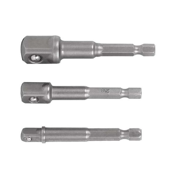 (6U) JUEGO 3 ADAPTADORES A BOCALLAVE