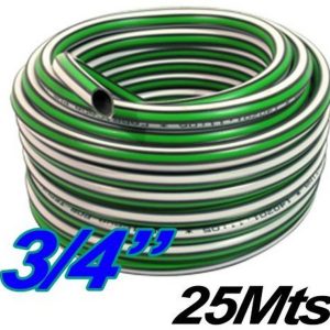 MANGUERA 3/4 X 25M RIEGO REFORZADA X ROLLO