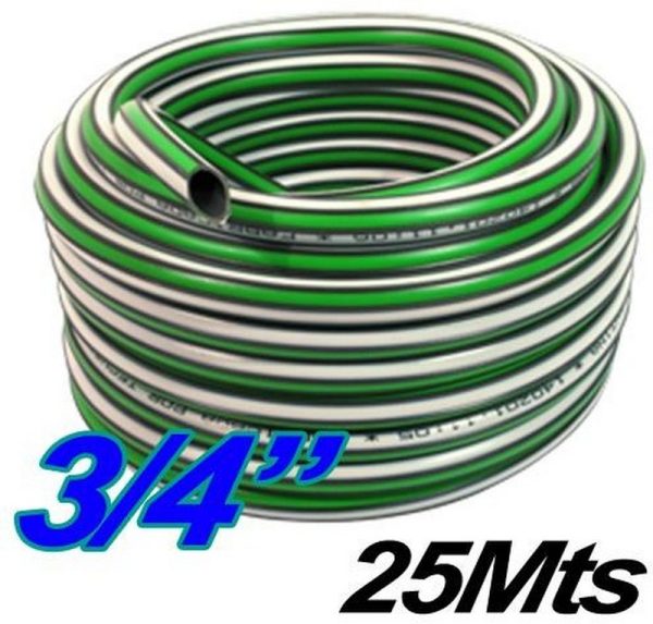MANGUERA 3/4 X 25M RIEGO REFORZADA X ROLLO