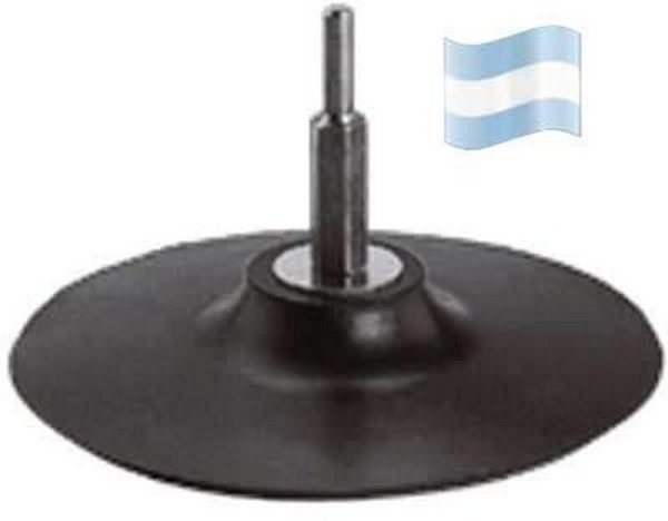 DISCO DE GOMA Ø 115 MM. ( 4.½” ) C/PERNO ADAPTADOR