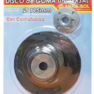 DISCO DE GOMA Ø 115 MM. 11.000 RPM.
