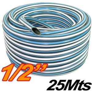 MANGUERA 1/2 X 25M RIEGO SUPER REFORZADA X ROLLO