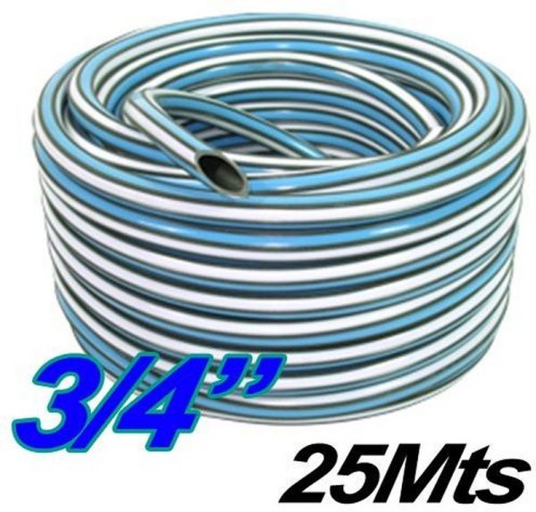 MANGUERA 3/4 X 25M RIEGO SUPER REFORZADA X ROLLO