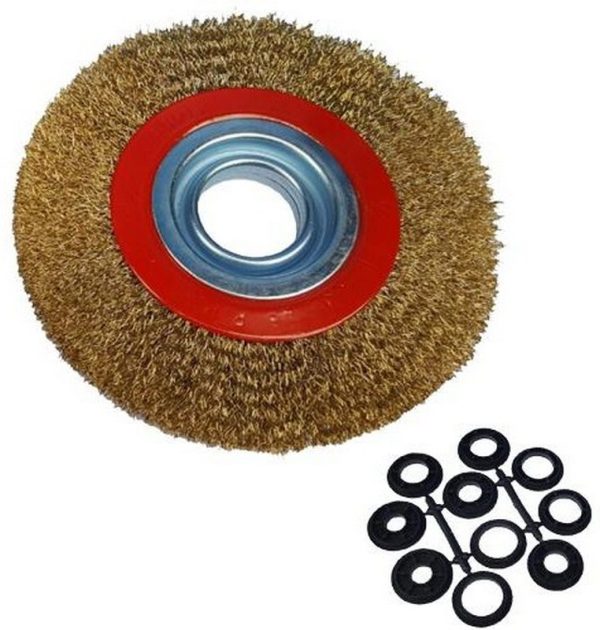 CEPILLO P/AMOL.BANCO 6´´ 150 MM. BLISTER PELO RISADO BRONCEA
