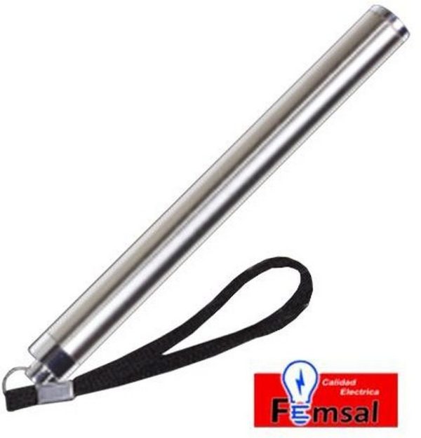 LINTERNA LEDS METAL FINA 2 PILAS AAA