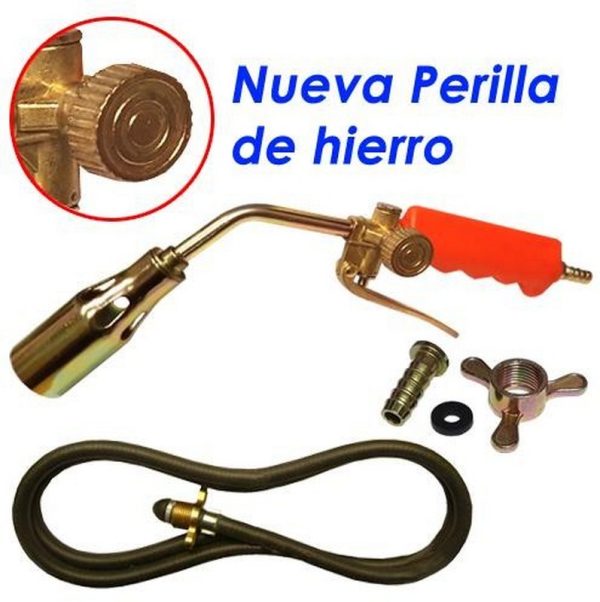 SOPLETE C/GATILLO TECHISTA Ø38 MM 3KG C/MANG.-ACOPLE