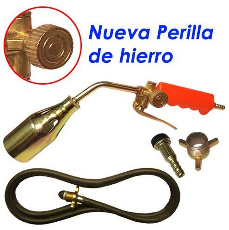 SOPLETE C/GATILLO TECHISTA Ø50 MM 10KG C/MANG.-ACOPLE