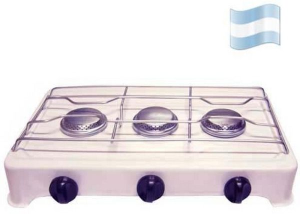ANAFE P/GAS ENVASADO 3 HOR C/ROBINETES