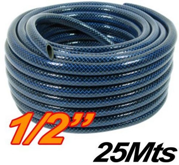 MANG. RIEGO TRENZADA LIVIANA 1/2 ROLLO X 25M.