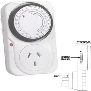 TEMPORIZADOR MECANICO TIMER 24 HORAS BLISTER