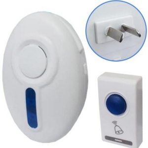 TIMBRE INALAMBRICO ENCHUFE 2 PATAS TL-209 CON PULSADOR