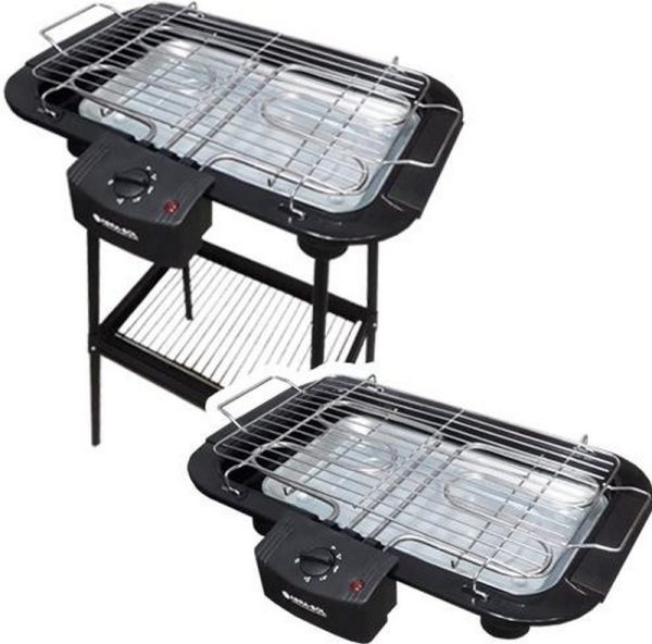 PARRILLA ELECTRICA 2000W 30X49 CON PATAS