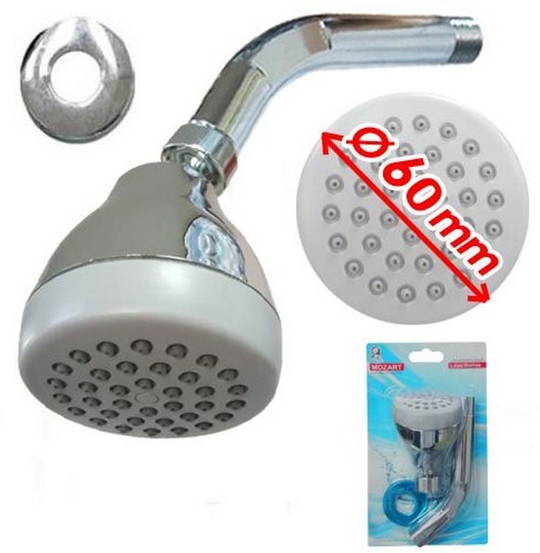 DUCHA PLASTICA EN BLISTER Ø 6CM