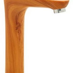 LAVATORIO DOHA ABS MADERA PICO ALTO 280MM RECTO