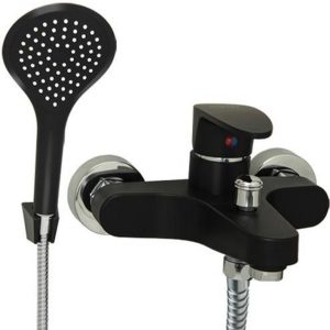 MONOCOM. DOHA DUCHA ABS NEGRA CON TRANSFERENCIA