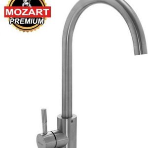 MONOCOM. PRAGA ACERO MES. PICO BAR ACERO 304 VOLANTE PALITO