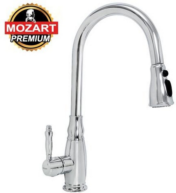 MONOC. SINGAPUR COCINA CROMADA ROCIADOR MANUAL EXTRAIBLE