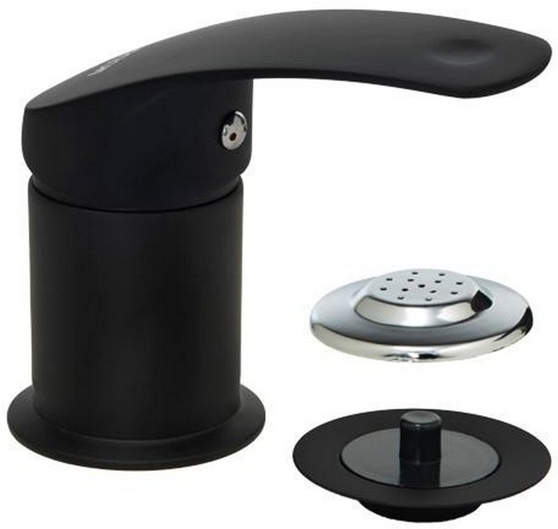 MONOCOM. VITRA NEGRA BIDET SIN TRANSFERENCIA C/SOPAPA
