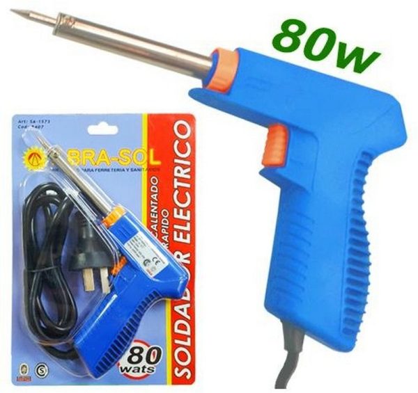 SOLDADOR TIPO PISTOLA 80W REFORZADA C/GATILLO