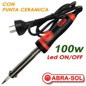 SOLDADOR 100W C/LUZ P. CERAMICA TIPO LAPIZ REFORZADO