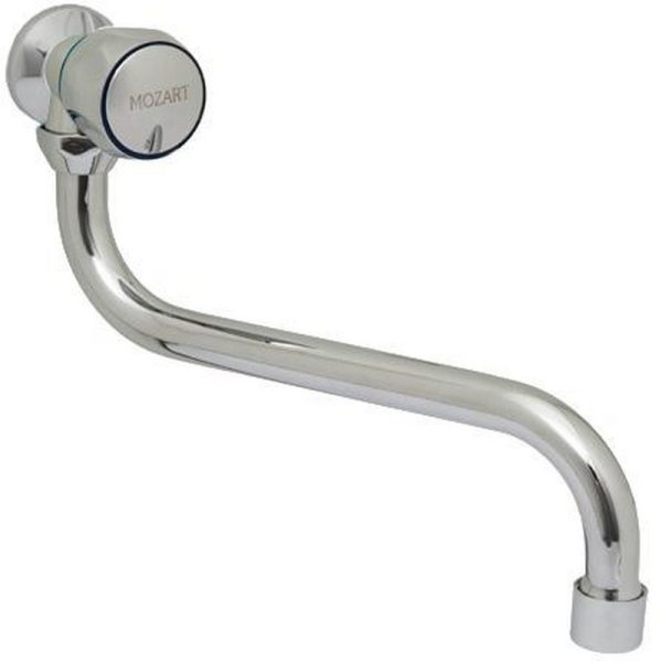 CANILLA 1 AGUA PARED PICO S METAL CABEZAL BRONCE