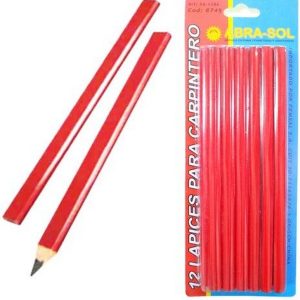 LAPIZ CARPINTERO X12 BLISTER