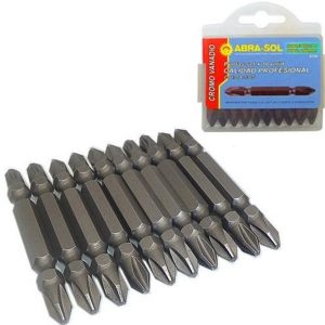 PH 2 X 50 MM. PUNTA DOBLE PHILLIPS BLISTER X 10U