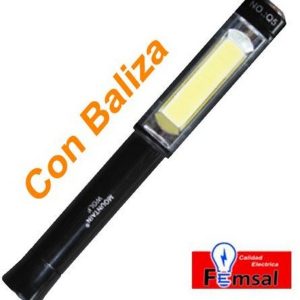 LINTERNA PLASTICA BALIZA C/IMAN (3--A-A)