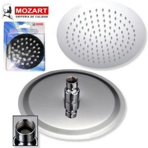 FLOR DUCHA /LLUVIA 6´´222 GRS.REDONDA ACERO INOX. ANTICALCAR