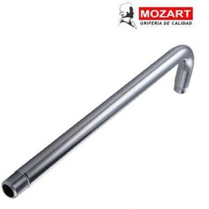 BRAZO P/LLUVIA METAL 90° 50 CM ACERO INOX. BOLSA C/CARTON