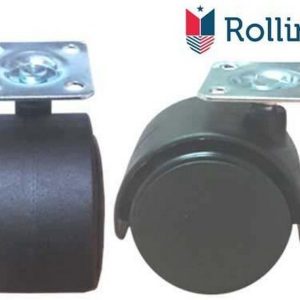 RUEDA PLASTICA 2´´ 50 MM. CON BASE GIRATORIA