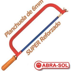 ARCO DE SIERRA PLANCHUELA HIERRO Y MANGO MADERA 51CM