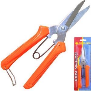 TIJERA MULTIUSO18 CM. CORTA CARTON HOJALATA RAMAS