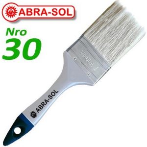 PINCEL VIROLA 1 NRO 30 CERDA BLANCA