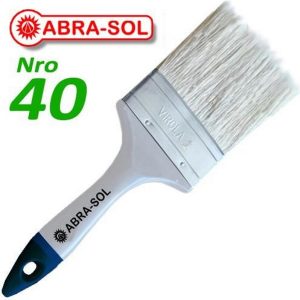 PINCEL VIROLA 1 NRO 40 CERDA BLANCA