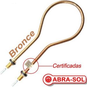 RESISTENCIA PALETA BRONCE 1200 WATS 220V 130 OMZ