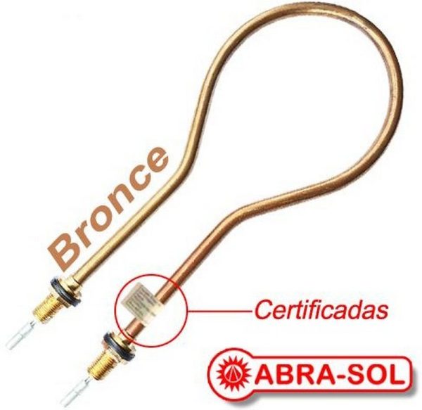 RESISTENCIA PALETA BRONCE 1200 WATS 220V 130 OMZ