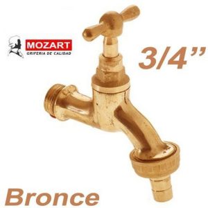 CANILLA DE BRONCE PICO 3/4´´ CALIDAD