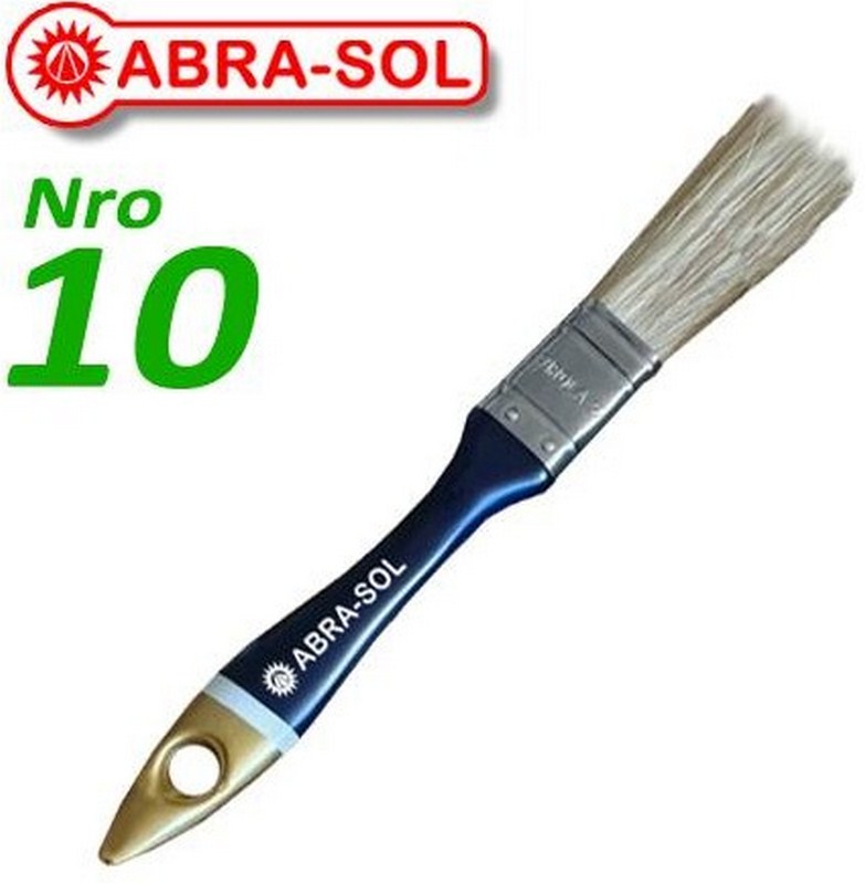 PINCEL VIROLA 2 NRO 10 CERDA BLANCA