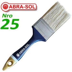 PINCEL VIROLA 2 NRO 25 CERDA BLANCA
