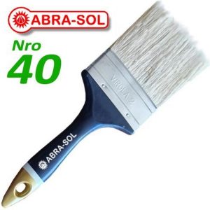 PINCEL VIROLA 2 NRO 40 CERDA BLANCA