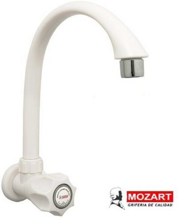 CANILLA COCINA PARED ABS VOLANTE ESTRELLA