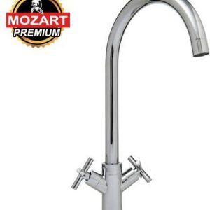 MEZCLADORA BOSTON CROMO BAÑO/COCINA PICO BAR EXTRA ALTO